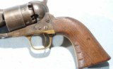 EARLY CIVIL WAR COLT U.S. MODEL 1860 FOUR SCREW PERCUSSION .44 CAL. ARMY REVOLVER. - 3 of 9