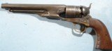 EARLY CIVIL WAR COLT U.S. MODEL 1860 FOUR SCREW PERCUSSION .44 CAL. ARMY REVOLVER. - 1 of 9