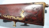 EARLY ORNATE AUSTRIAN FLINTLOCK JAEGER RIFLE SIGNED GEORGE NICOLAUS ROTH CIRCA 1760-70’S. - 7 of 9