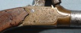 BRITISH BRASS FRAME BOXLOCK TURN BARREL .45 CAL. PERCUSSION POCKET PISTOL SIGNED SMITH/LONDON CA. 1850. - 5 of 9