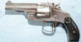 RARE SMITH & WESSON MODEL 1891 THIRD MODEL .38 S&W CAL. SINGLE ACTION REVOLVER CIRCA 1895. - 1 of 10