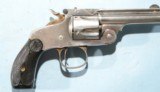 RARE SMITH & WESSON MODEL 1891 THIRD MODEL .38 S&W CAL. SINGLE ACTION REVOLVER CIRCA 1895. - 2 of 10