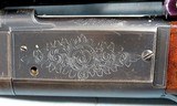 PRE-WAR FACTORY ENGRAVED SAVAGE MODEL 99K LEVER ACTION TAKE-DOWN .250-3000 CAL. RIFLE CA. 1930 W/SCOPE. - 9 of 10
