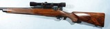 SUPERB GEORGE BEITZINGER PRE-64 WINCHESTER MODEL 70 DELUXE .375 H&H CAL. EXPRESS RIFLE W/SCOPE CA. 1970’S. - 3 of 9