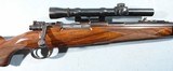 GEORGE BEITZINGER MAUSER OBERNDORF 98 CUSTOM 7X57MM RIFLE W/LYMAN ALASKAN 2 ½ X SCOPE CIRCA 1980’S. - 3 of 10