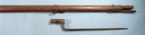 SPRINGFIELD U.S. MODEL 1795 TYPE 1 FLINTLOCK MUSKET W/BAYONET CIRCA 1803. - 3 of 12