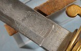 83RD REGT. OF FOOT BRITISH PATTERN 1845 OFFICER’S SWORD & SCABBARD BY HENRY WILKINSON SERIAL #16232. - 6 of 9
