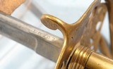 83RD REGT. OF FOOT BRITISH PATTERN 1845 OFFICER’S SWORD & SCABBARD BY HENRY WILKINSON SERIAL #16232. - 7 of 9