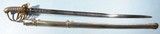 83RD REGT. OF FOOT BRITISH PATTERN 1845 OFFICER’S SWORD & SCABBARD BY HENRY WILKINSON SERIAL #16232. - 1 of 9