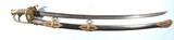 CIVIL WAR ORNATE PRESENTATION GRADE U.S. MODEL 1850 STAFF AND FIELD MOUNTED OFFICER’S SWORD AND SCABBARD. - 1 of 9