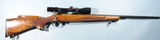 HERTERS BSA (BIRMINGHAM SMALL ARMS) MODEL U-9 OR U9 BOLT ACTION .222 REM. MAG. SPORTING RIFLE W/HERTER’S 3X9 SCOPE. - 1 of 5