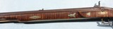 EXCEPTIONAL HENRY LEMAN, LANCASTER, PENNSYLVANIA PERCUSSION HALF STOCK RIFLE CA. 1850. - 8 of 10