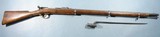 BROWN MANUFACTURING CO. BOLT ACTION MILITARY RIFLE W/BAYONET CIRCA EARLY 1870’S. - 1 of 9