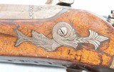 ORNATE SWISS PERCUSSION HEAVY BARREL SCHUTZEN RIFLE BY CASIMIR WEBER DATED 1853. - 12 of 12