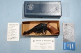 IN ORIG. BOX SMITH & WESSON MODEL 10-7 (MILITARY & POLICE) M&P.38SPL BLUE 4" REVOLVER, CIRCA 1979. - 1 of 6