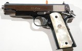 RARE NEW IN BOX COLT CUSTOM SHOP EL REY .38 SUPER (SUPER .38) 1911 GOVT. MODEL TWO TONE PISTOL, CIRCA 2001. - 3 of 6