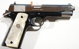 RARE NEW IN BOX COLT CUSTOM SHOP EL REY .38 SUPER (SUPER .38) 1911 GOVT. MODEL TWO TONE PISTOL, CIRCA 2001. - 2 of 6