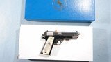RARE NEW IN BOX COLT CUSTOM SHOP EL REY .38 SUPER (SUPER .38) 1911 GOVT. MODEL TWO TONE PISTOL, CIRCA 2001. - 5 of 6