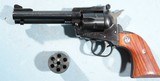 UNFIRED NEW IN BOX RUGER NEW MODEL SINGLE SIX SINGLE ACTION .22LR / .22WMAG 4 5/8" BLUE REVOLVER. - 3 of 5