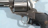 RUGER NEW MODEL SUPER BLACKHAWK STAINLESS STEEL 7 1/2" .44MAG SINGLE ACTION REVOLVER, CIRCA 1982. - 3 of 5