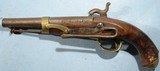 ITALIAN MODEL 1833 PERCUSSION CONVERSION SERVICE PISTOL DATED 1839. - 2 of 5