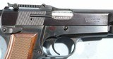 BROWNING S.A. FN HERSTAL (MADE IN BELGIUM) HI-POWER CAPITAN OR INGLIS STYLE 9MM PISTOL WITH TANGENT SIGHTS NEW IN BOX, CIRCA 1994. - 3 of 8