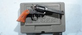 NEW IN BOX RUGER NEW BEARCAT .22LR 4" BLUE SINGLE ACTION REVOLVER, CIRCA 1997. - 2 of 6