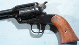 NEW IN BOX RUGER NEW BEARCAT .22LR 4" BLUE SINGLE ACTION REVOLVER, CIRCA 1997. - 4 of 6