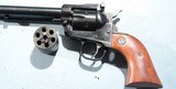 NEW IN BOX RUGER NEW MODEL SINGLE-SIX .22LR & .22WM (WIN MAG) SINGLE ACTION 9 1/2" BLUE REVOLVER, CIRCA 2002. - 4 of 6