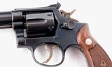 EARLY ORIGINAL SMITH & WESSON K38 OR K-38 TARGET MASTERPIECE PRE-MODEL 14 6" BLUE REVOLVER, CIRCA 1950. - 4 of 7