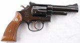 BRILLIANT SMITH & WESSON MODEL 19 OR 19-3 COMBAT MAGNUM .357MAG 4" BLUE REVOLVER, CIRCA 1969. - 1 of 7