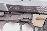LIKE NEW WALTHER P5 OR P-5 COMPACT 9MM SEMI-AUTO PISTOL, CIRCA 1991. - 5 of 5