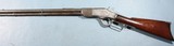MEXICAN REVOLUTION RELIC WINCHESTER MODEL 1873 LEVER ACTION .44-40 CAL. OCTAGON SHORT RIFLE CIRCA 1890’S. - 6 of 8