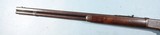 FIRST YEAR WINCHESTER MODEL 1892 LEVER ACTION .38 W.C.F. (38-40) CAL. CAL. RIFLE. - 5 of 8