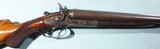 BRILLIANT WILLIAMS & POWELL, LIVERPOOL SIMPLEX 12 GA. 2 ¾” HEAVY DUCK HAMMER DOUBLE SHOTGUN CIRCA 1870’S. - 2 of 10