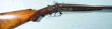 BRILLIANT WILLIAMS & POWELL, LIVERPOOL SIMPLEX 12 GA. 2 ¾” HEAVY DUCK HAMMER DOUBLE SHOTGUN CIRCA 1870’S. - 6 of 10