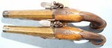 NAPOLEONIC WARS 1ST EMPIRE FRENCH FLINTLOCK BRASS BARREL OFFICER’S PISTOLS CIRCA 1811-15. - 3 of 6