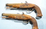 NAPOLEONIC WARS 1ST EMPIRE FRENCH FLINTLOCK BRASS BARREL OFFICER’S PISTOLS CIRCA 1811-15. - 2 of 6