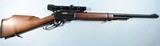 NEAR MINT MARLIN 1ST MODEL 444 LEVER ACTION .444 MARLIN 336 STYLE RIFLE WITH SCOPE, EARLY CIRCA 1968. - 1 of 8