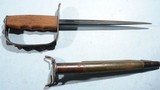 WW1 & WW2 L.F.&C. U.S. MODEL 1917 TRENCH KNIFE AND SCABBARD. - 1 of 3