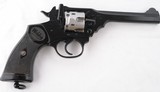 WW2 OR WWII BRITISH WEBLEY & SCOTT MK. IV OR MARK 4 .38S&W (.38/200) REVOLVER, CIRCA 1945. - 1 of 5
