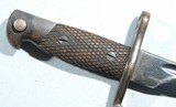 SPANISH MAUSER MODEL 1941 BOLO BAYONET AND SCABBARD. - 2 of 5