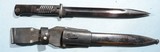 EXCELLENT WW2 GERMAN MAUSER K98K BAYONET. SCABBARD AND FROG. - 1 of 6