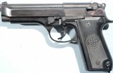 BERETTA MODEL 92S OR 92 S 9MM SEMI-AUTO PISTOL WITH TWO MAGS AND HOLSTER. - 3 of 5