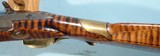 FINE TENNESSEE BRASS MOUNTED TIGER MAPLE PERCUSSION MULE EAR LONGRIFLE CIRCA 1840’S. - 11 of 14