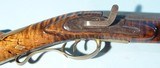 FINE TENNESSEE BRASS MOUNTED TIGER MAPLE PERCUSSION MULE EAR LONGRIFLE CIRCA 1840’S. - 4 of 14