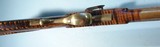 FINE TENNESSEE BRASS MOUNTED TIGER MAPLE PERCUSSION MULE EAR LONGRIFLE CIRCA 1840’S. - 6 of 14