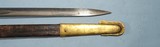 CIVIL WAR IDENTIFIED COLLINS & CO. U.S. MODEL 1852 NAVAL OFFICER’S SWORD DATED 1862 WITH ORIGINAL SCABBARD. - 7 of 9
