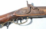LANCASTER PATTERN PERCUSSION NORTH WEST INDIAN TRADE RIFLE SIGNED JAMES/PHILADA. CIRCA 1830-40’S. - 2 of 9