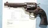 TEXAS SHIPPED COLT SINGLE ACTION SAA BISLEY .41COLT 5 1/2" BLUE REVOLVER WITH FACTORY LTTR, CIRCA 1905. - 1 of 10